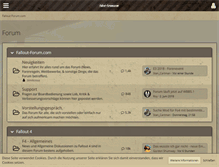 Tablet Screenshot of fallout-forum.com